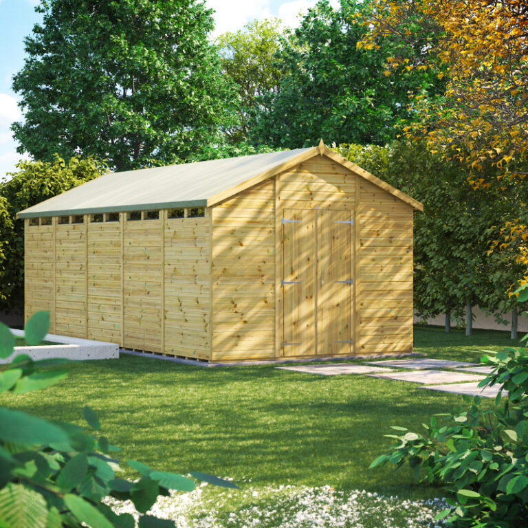 Oren Premium Shiplap Modular Custom Apex Security Shed