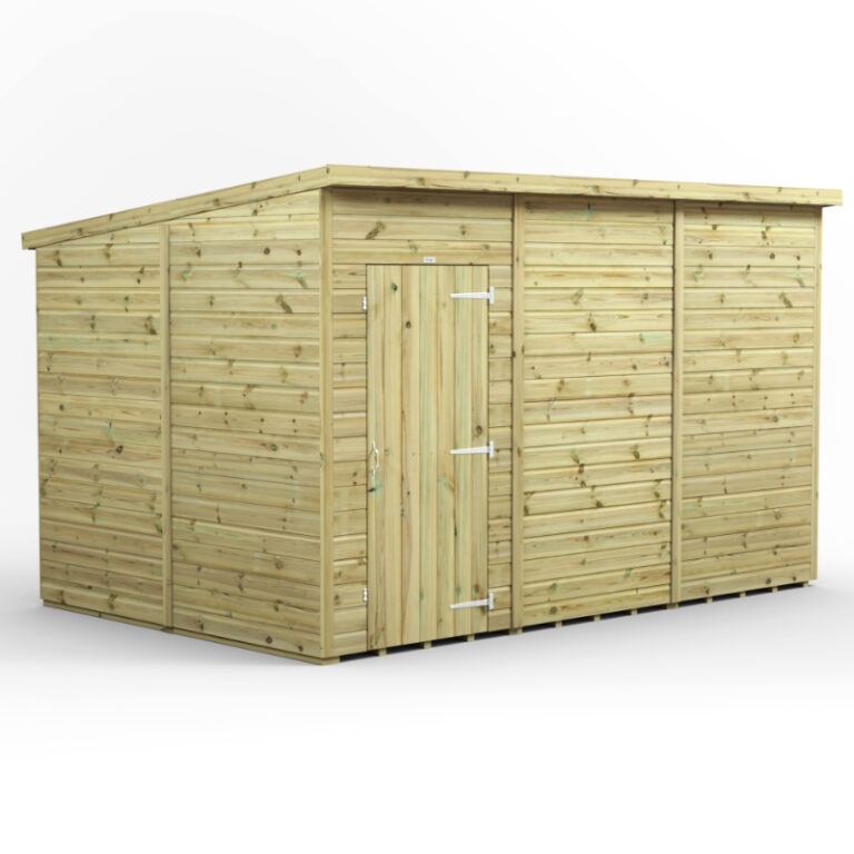 Oren 12' x 8' Premium Shiplap Modular Custom Pent Shed