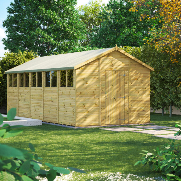 Oren 20' x 10' Premium Shiplap Modular Custom Apex Shed
