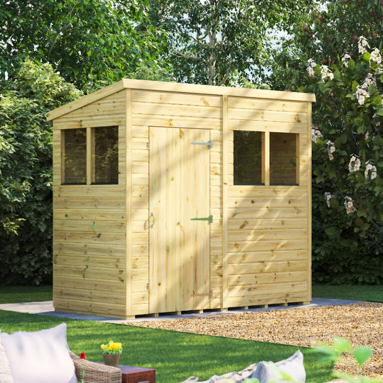 Oren 8' x 4' Premium Shiplap Modular Custom Pent Shed