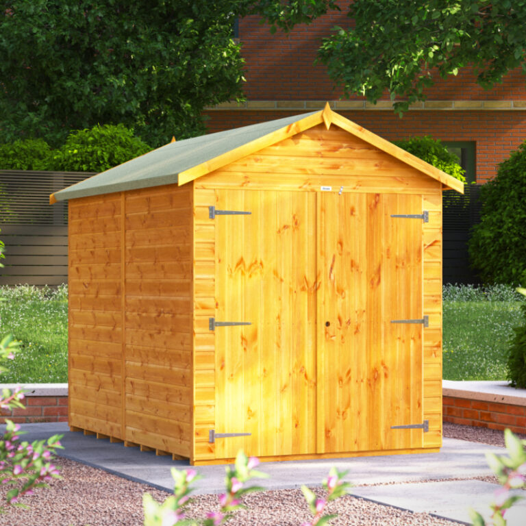 Oren 8' x 6' Shiplap Apex Storage Shed - stylish and functional.