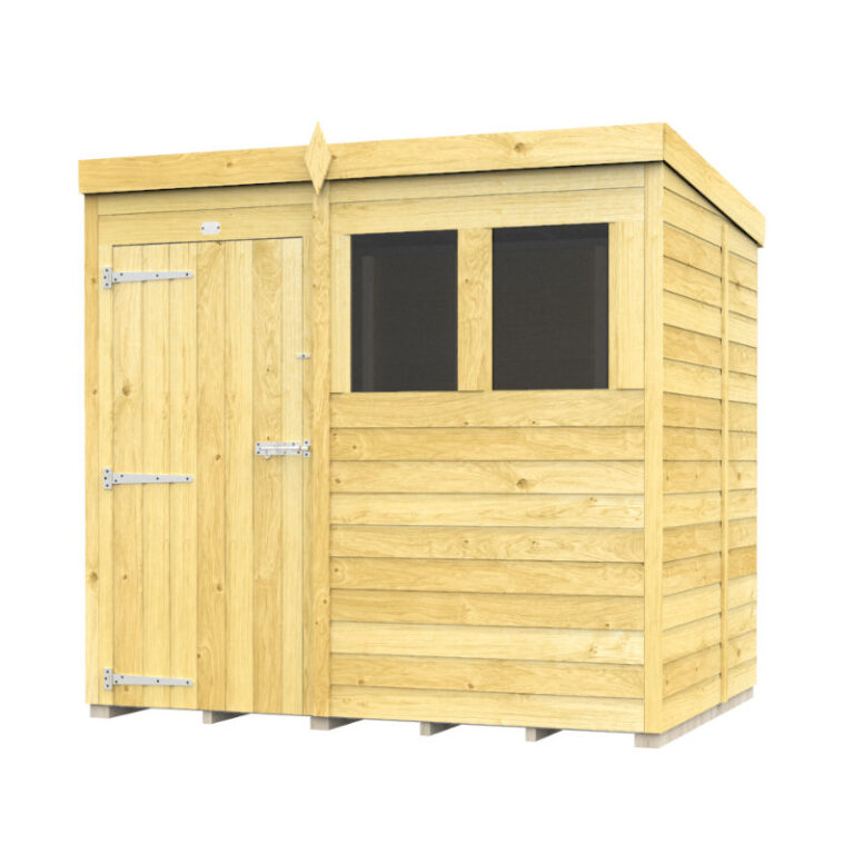 Holt 7' x 5' Pressure Treated Shiplap Modular Pent Shed