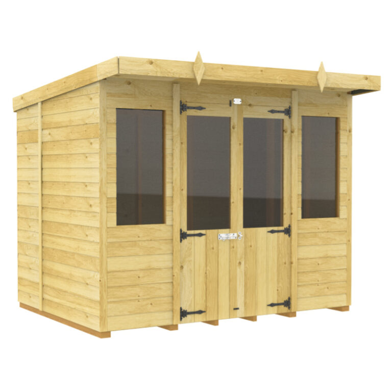 Holt 8' x 6' Alexander Pressure Treated Summer House - Robust and stylish garden building