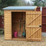 9' x 4' Traditional Shiplap Pent Wooden Garden Tool Storage Shed