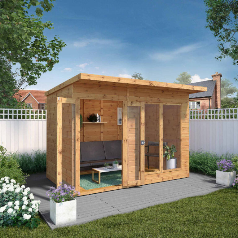 Adley 10' x 7' Wooden Summer House with two windows