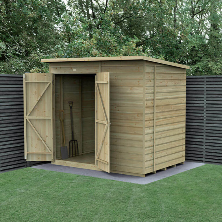 Forest Beckwood Shed: a robust and stylish wooden storage solution.