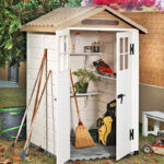 4'x4' Shire Tuscany Evo 120 Plastic Garden Storage Shed