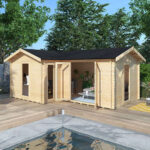 18' x 14' Lana | 44mm Log Cabin - Spacious Garden Cabin