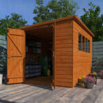 10' x 8w' Tiger Pent Workshop Wood Shed