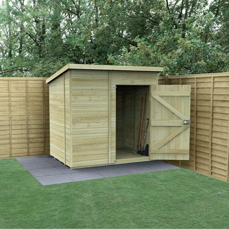 7' x 5' Forest Timberdale shed with tongue and groove cladding