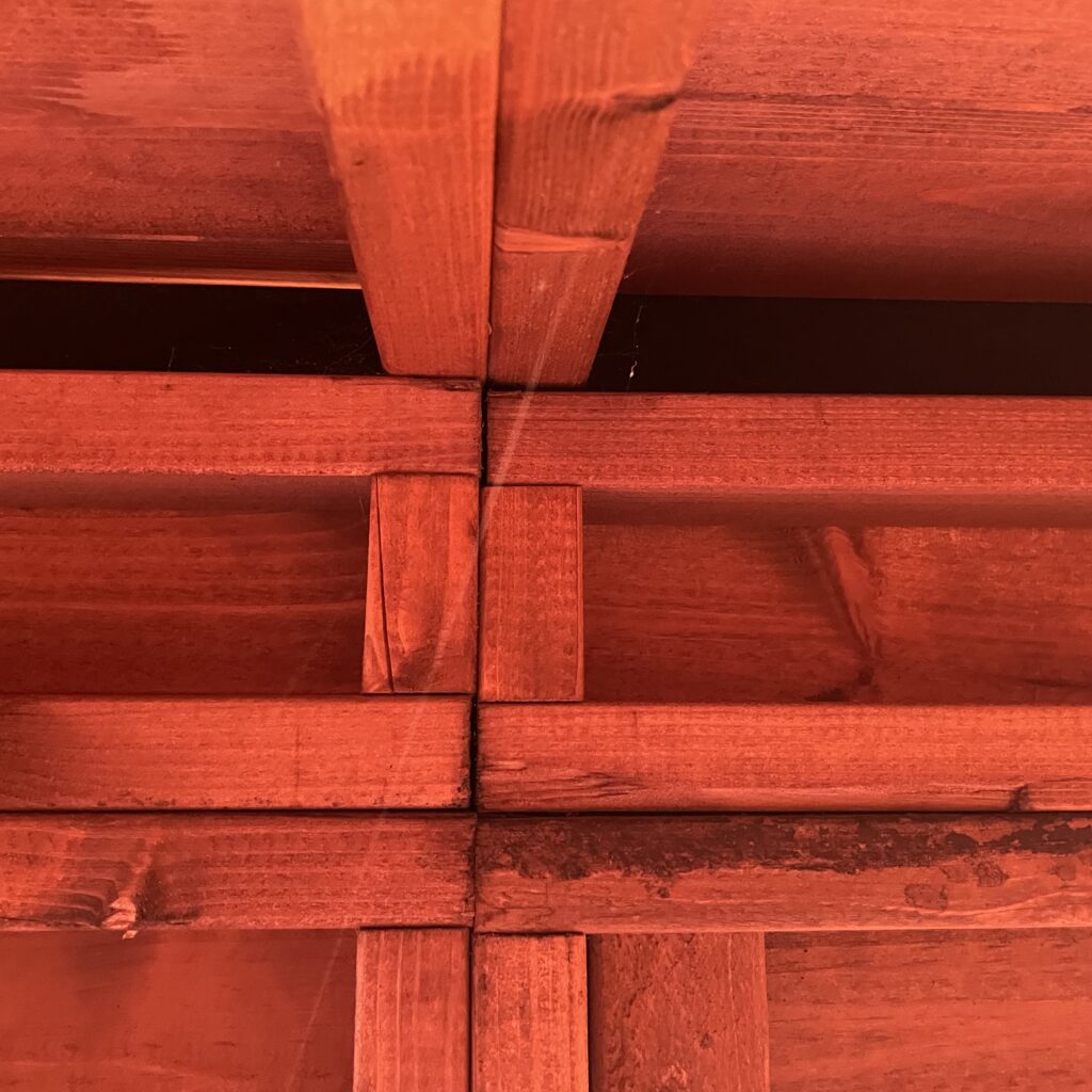 Close-up of timber joinery showcasing quality craftsmanship