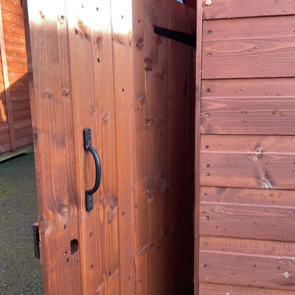 Interior view of the Tiger Storbox showing the door and handle